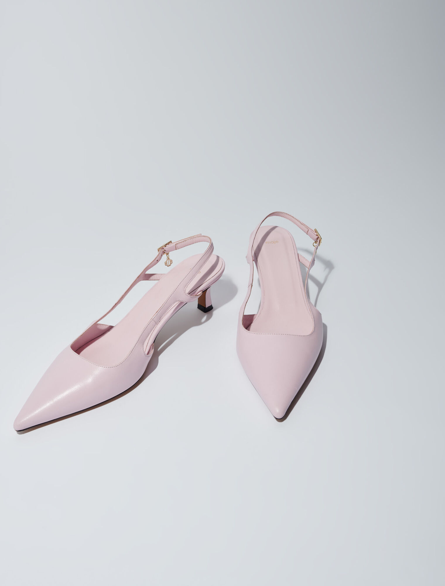Escarpins pointus en cuir
