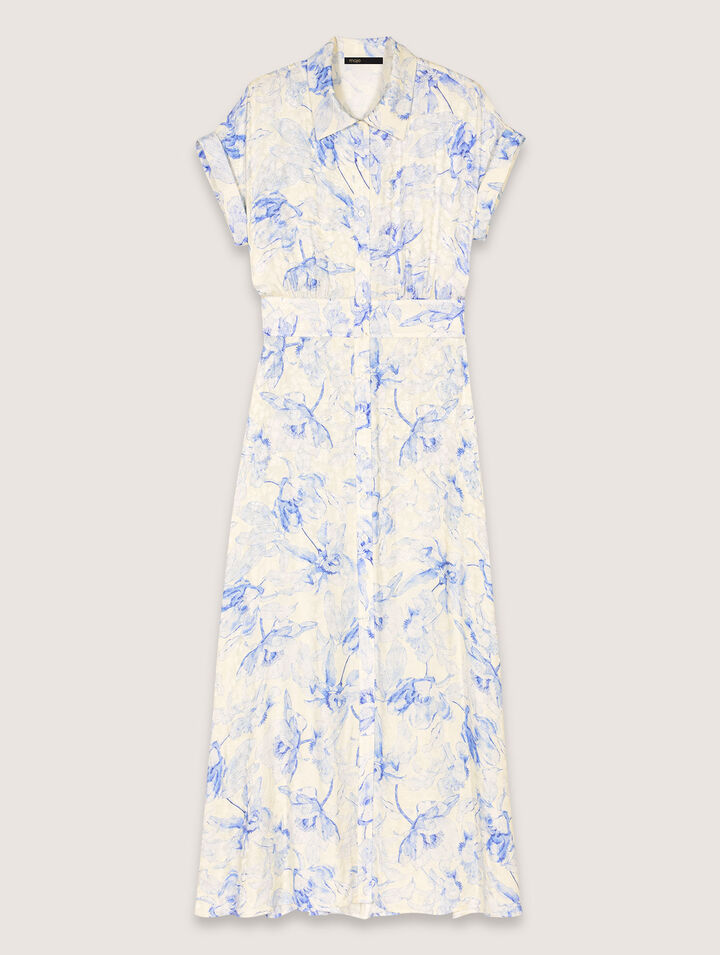 Robe longue imprimée