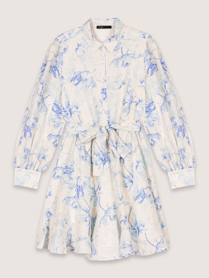 Robe chemise imprimée