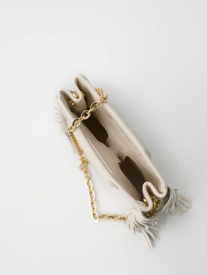 Sac M Mini en cuir effet croco